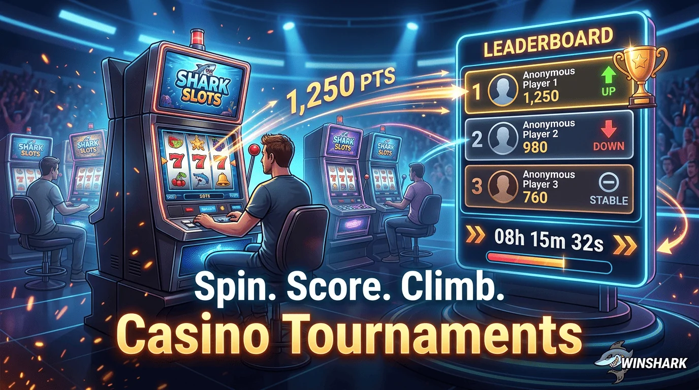 Winshark Spieler entdeckt neue Casino Spiele
