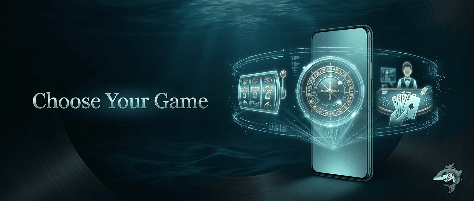 Winshark mobiles Casino auf dem Smartphone
